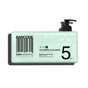 Barcode Shampoo Volumizing & Fullness (5) - objemový šampón pre plný vzhľad vlasov, 1000 ml