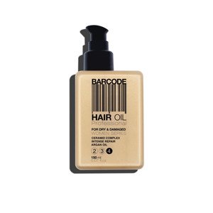 Barcode Hair Oil For Dry & Damaged Hair (4) - vlasový olej pre suché a poškodené vlasy-končeky,150 ml