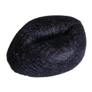 Eurostil Bun Stuff Round Large - vlasová výplň, priemer 14 cm 03635/50 black - čierna