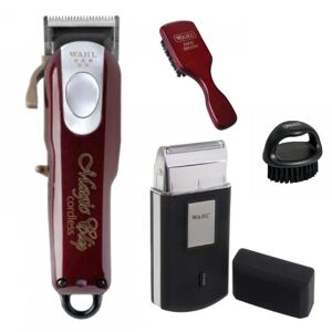 AKCIA: Whal Magic Clip Cordless Set - strihací strojček na akumulátor, Fade Brush , Knuckle Brush, Mobile Shaver + 5v1Clipper Spray, 500 ml