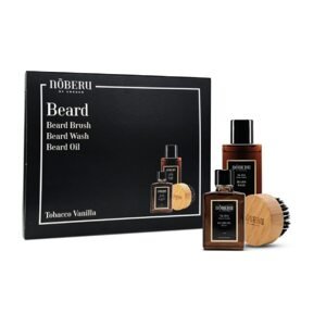 Noberu Of Sweden Beard (DIS23-BEARDTWO-TV) No104 Tobacco Vanilla - šampón, olej na bradu a kefka na bradu