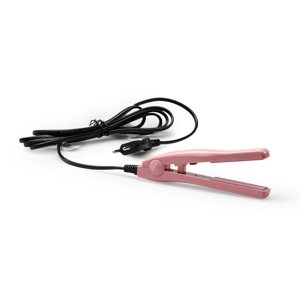 Mini FLAT IRON - profesionálna mini žehlička na vlasy POUŽITÁ: ružová