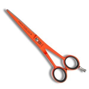 Witte Solingen Rose Line Neon Shock Scissors - profesionálne kadernícke nožnice s mikro-zúbkami - neonová kolekcia 82055-SO - 5,5" (Shock Orange) - oranžové