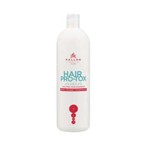 Kallos kjmn Hair PRO-TOX shampoo - šampón s keratínom, kolagénom a kyselinou hyalurónovou 1000 ml