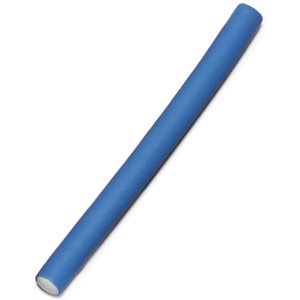 Papiloty - flexibilné penové natáčky na vlasy 8023 - 18 cm, hrúbka 14 mm, 12 ks/bal - modré