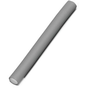 Papiloty - flexibilné penové natáčky na vlasy 8025 - 18 cm, hrúbka 18 mm, 12 ks/bal - šedé