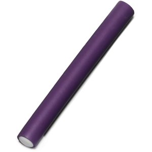 Papiloty - flexibilné penové natáčky na vlasy 8026 - 18 cm, hrúbka 20 mm, 12 ks/bal - fialové