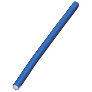 Papiloty - flexibilné penové natáčky na vlasy 8033 - 25 cm, hrúbka 14 mm, 12 ks/bal - modré