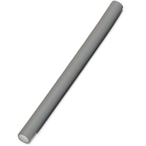 Papiloty - flexibilné penové natáčky na vlasy 8035 - 25 cm, hrúbka 18 mm, 12 ks/bal - šedé
