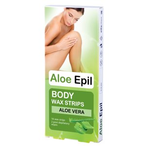 ​Aloe Epil Body Wax strips - depilačné voskové pásiky na telo, 16+2 ks
