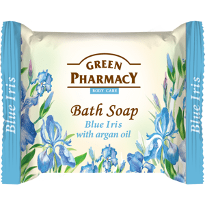 Green Pharmacy Blue Iris with argan oil - toaletné mydlo s modrým kosatcom a argánovým olejom, 100g