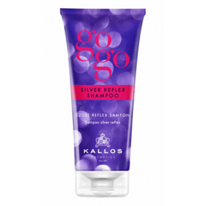 Kallos GoGo Silver Shampoo - šampón na neutralizáciu nežiadúceho žltého odlesku, 200 ml