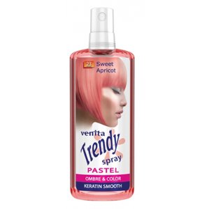 Venita Trendy Spray - pastelový sprej na vlasy, 200 ml Sweet Apricot 23 - sladká marhuľa