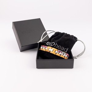 Ecohead Náramok na ruku - White Rainbow s krabičkou gift box