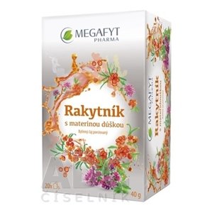 Megafyt Pharma s.r.o. MEGAFYT Rakytník s materinou dúškou bylinný čaj 20x2 g (40 g) 42g