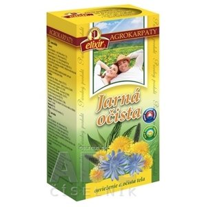 AGROKARPATY, s.r.o. Plavnica AGROKARPATY Jarná očista bylinný čaj, čistý prírodný produkt, 20x2 g (40 g) 20 x 2 g