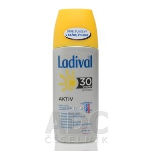 STADA Arzneimittel AG Ladival Transparentný sprej AKTIV SPF 30 na ochranu proti slnku 1x150 ml 150 ml
