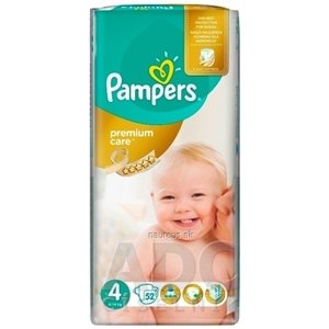 Procter and Gamble DS Polska Sp. z o.o. PAMPERS PREMIUM CARE 4 Maxi detské plienky (8-14 kg) 1x52 ks 52 ks