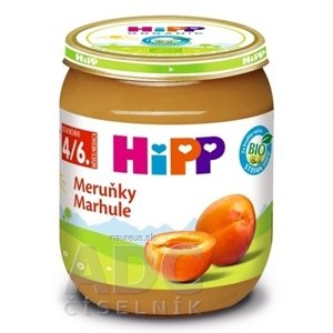 Hipp Beteiligungs AG HiPP Príkrm ovocný Marhule (od ukonč. 4. mesiaca) 1x125 g 125 g