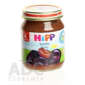 Hipp Beteiligungs AG HiPP Príkrm ovocný Slivky (od ukonč. 4. mesiaca) 1x125 g 125 g