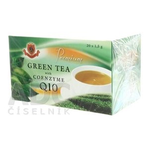 HERBEX spol. s r.o. HERBEX Premium GREEN TEA S Q10 zelený čaj 20x1,5 g (30 g) 20 ks