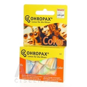 Ohropax OHROPAX COLOR Ušné vložky v plastovom obale 1x8 ks 8 ks