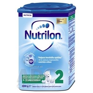 Nutricia a.s. Nutrilon 2 následná mliečna dojčenská výživa v prášku (6-12 mesiacov) (inov.2018) 1x800 g 800 g