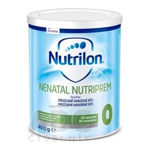 N.V. Nutricia (Groupe DANONE) Nutrilon 0 NENATAL NUTRIPEM špeciálna mliečna výživa v prášku (od narodenia) (inov.2019) 1x400 g 400g