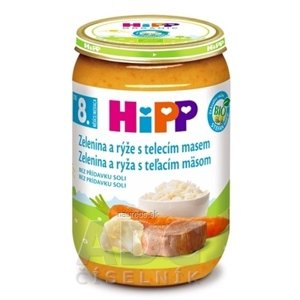 Hipp Beteiligungs AG HiPP Príkrm Zelenina, teľacie mäso a ryža Junior menu (od ukonč. 9. mesiaca) 1x220 g 220 g