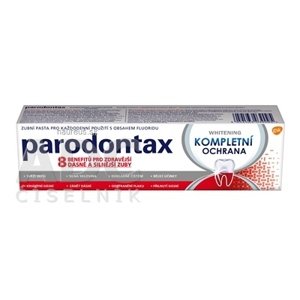 SMITHKLINE BEECHAM PHARMACEUTICALS Parodontax Kompletná ochrana WHITENING zubná pasta 1x75 ml 75 ml