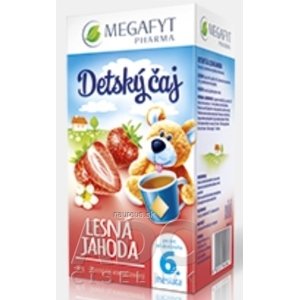 Megafyt Pharma s.r.o. MEGAFYT Detský čaj LESNÁ JAHODA inov.2015, ovocný čaj, 20x2 g (40 g) 20 x 2 g