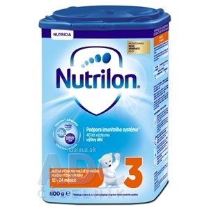 N.V. Nutricia (Groupe DANONE) Nutrilon 3 batoľacia mliečna výživa v prášku (12-24 mesiacov) (inov.2018) 1x800 g 800 g