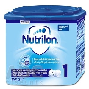 Nutricia a.s. Nutrilon 1 počiatočná mliečna dojčenská výživa v prášku (0-6 mesiacov) (inov.2018) 1x350 g 350 g