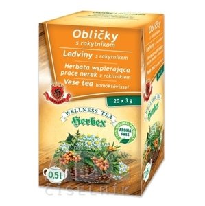 HERBEX spol. s r.o. HERBEX OBLIČKY s rakytníkom bylinná zmes (wellness tea) 20x3 g (60 g) 20 x 3 g