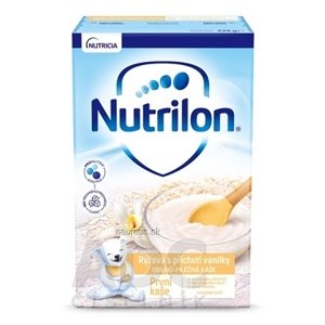 NUTRICIA Zakłady Produkcyjne Sp. z o.o. Nutrilon obilno-mliečna Prvá kaša ryžová s príchuťou vanilky, 1x225 g