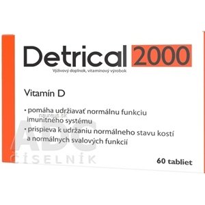 Natur Produkt Pharma S.p. Z o.o. Detrical 2000 tbl vitamín D 1x60 ks