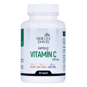 Adelle Davis Adelle Davis - Vitamín C, 500 mg, 60 kapsúl 500mg