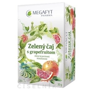 Megafyt Pharma s.r.o. MEGAFYT Zelený čaj s grapefruitom porciovaný 20x1,5 g (30 g)