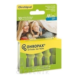 Ohropax OHROPAX Mini SOFT Ušné vložky v plastovej krabičke 1x10 ks
