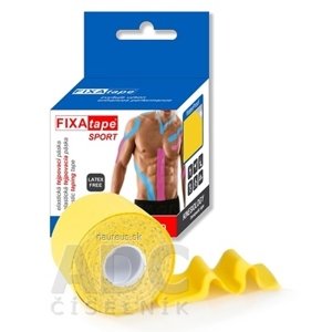 ALFA VITA, s.r.o. FIXAtape tejpovacia páska SPORT kinesiologická, elastická, žltá 5cm x 5m, 1x1 ks
