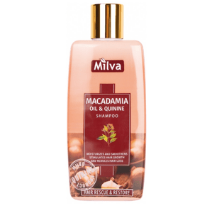 Milva Šampón s makadámiovým olejom a chinínom 200ml