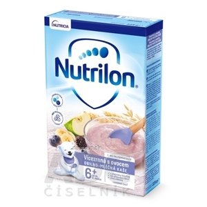 NUTRICIA Zakłady Produkcyjne Sp. z o.o. Nutrilon obilno-mliečna kaša viaczrnná s ovocím, bez palmového oleja (od ukonč. 6. mesiaca) (inov.2021) 1x225 g