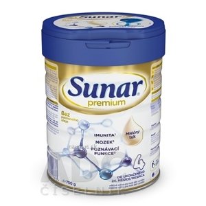 Semper AB Sunar Premium 4 mliečna výživa (od ukonč. 24. mesiaca) 1x700 g 4ml