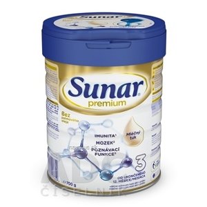 Semper AB Sunar Premium 3 mliečna výživa (od ukonč. 12. mesiaca) 1x700 g