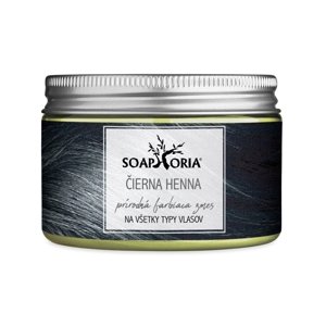 SOAPHORIA Bylinná farbiaca zmes na vlasy z henny - čierna 100 g