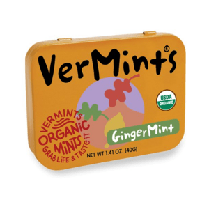 Vermints Bio zázvorové pastilky 40 g