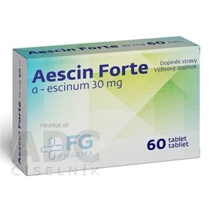 FG Pharma CZ s.r.o. Aescin Forte 30 mg - FG Pharma tbl (inov. 2021) 1x60 ks