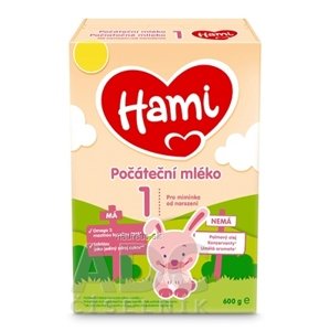 NUTRICIA Zakłady Produkcyjne Sp. z o.o. Hami 1 Počiatočné mlieko dojčenská mliečna výživa v prášku (od narod.) (inov.2022) 1x600 g