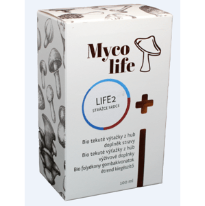 Mycolife MYCOLIFE-LIFE 2 bio Cordyceps, bio Reishi, bio Shiitake, 100 ml - Strážca srdca 100 ml