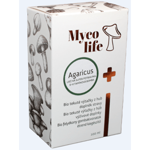 Mycolife MYCOLIFE-Agaricus (Mandlová huba)- 100 ml - Liečivá super potravina,  D vitamínová bomba 100 ml